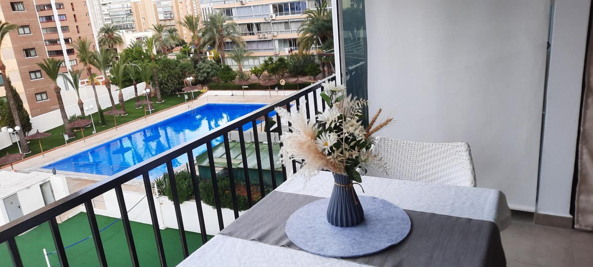 Happy Loix Wifi Aa Garage Pool Apartment เบนิดอร์ม ภายนอก รูปภาพ
